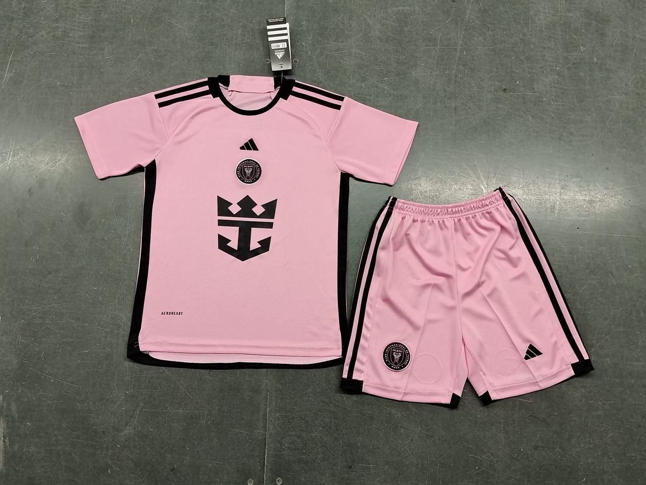 Kids-Inter Miami 24/25 Home Soccer Jersey